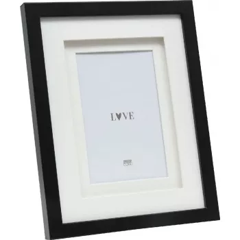 Pildiraam Deknudt Double Passepartout S65KK2 Must 15x20 cm puit