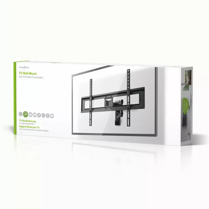 Teleri kinnitusstatiiv Nedis TVWM1550BK 94–177,8 cm (37–70 tolli) ekraanidele, max VESA 600x400, max koormus 25 kg, must