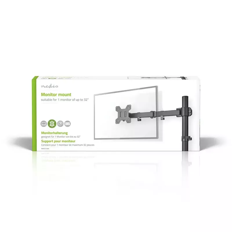 Monitorivarre Nedis MMSIS110BK 81,3 cm 32-tolline must lauale