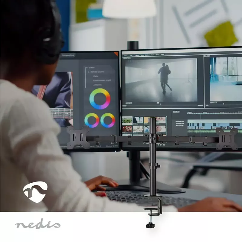 Monitorikinnitus Nedis MMDOS110BK 81,3 cm 32-tolline Laua Kinnituseks Must
