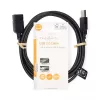 Nedis CCGL60010BK20 USB 2.0 pikenduskaabel, A-pistik A-pesale, 2 m, must
