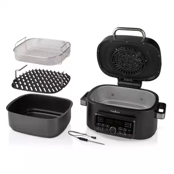 Kuumaõhufritüür Nedis KAAFG600BK 6 L 1660 W Must