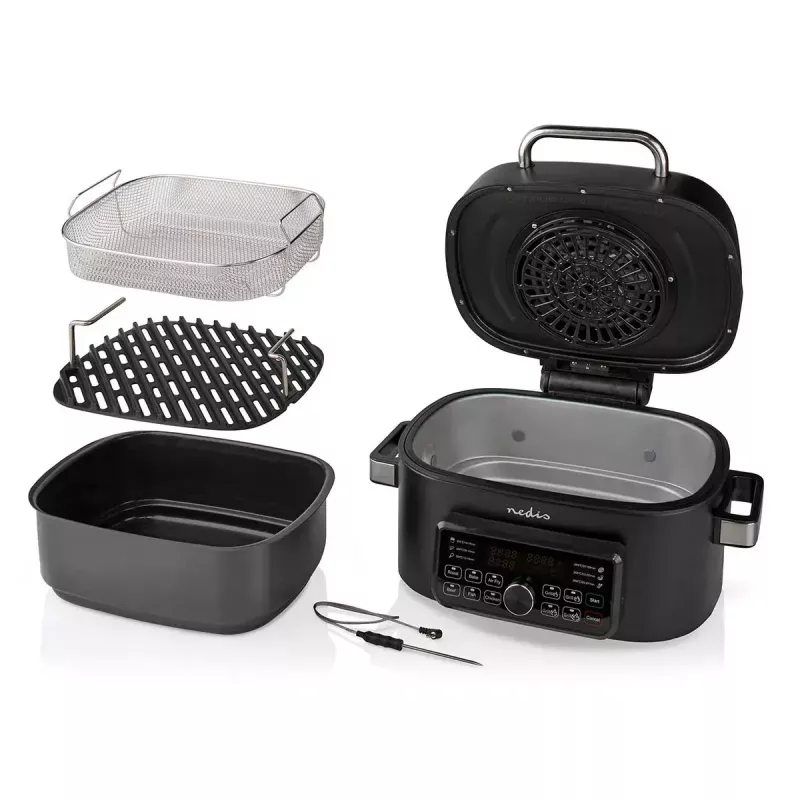 Kuumaõhufritüür Nedis KAAFG600BK 6 L 1660 W Must