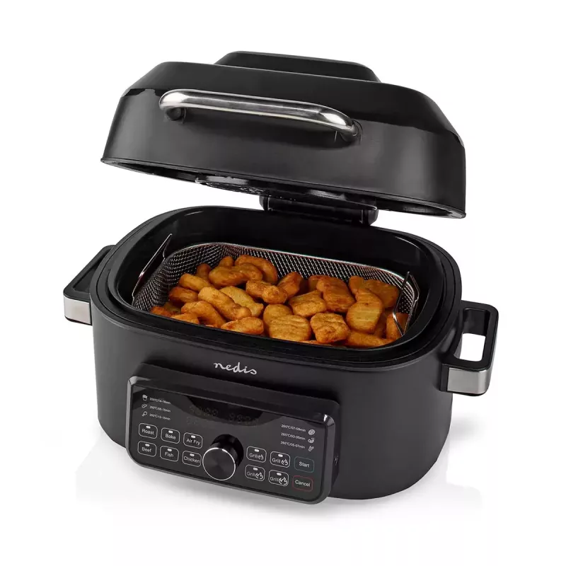 Kuumaõhufritüür Nedis KAAFG600BK 6 L 1660 W Must
