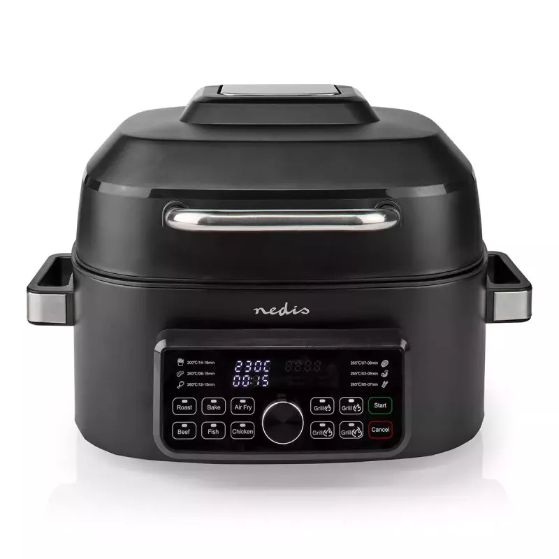 Kuumaõhufritüür Nedis KAAFG600BK 6 L 1660 W Must