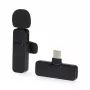 Juhtmevaba laetav USB-C lavaljeermikrofon Nedis MICW110BK