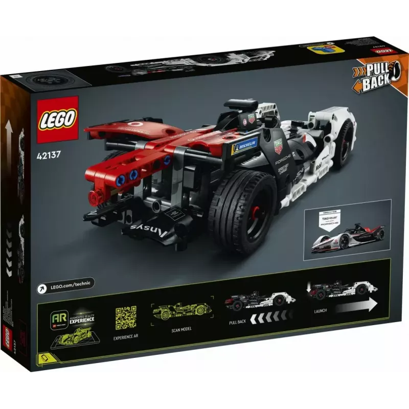 LEGO klotsikomplekt Formula E Porsche 99X Electric mudel 42137 – ehitust mängukomplekt