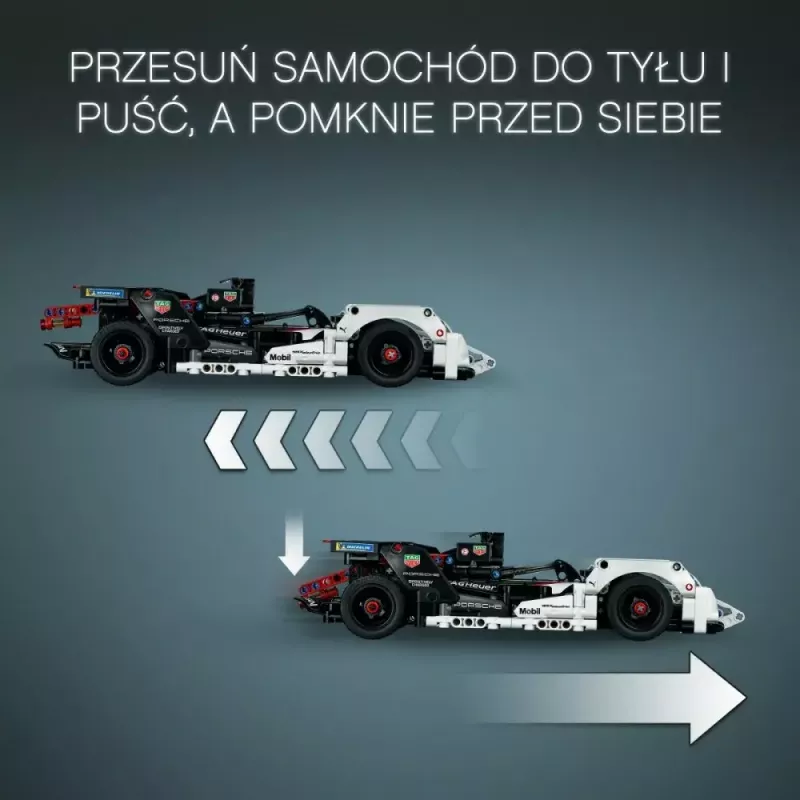 LEGO klotsikomplekt Formula E Porsche 99X Electric mudel 42137 – ehitust mängukomplekt