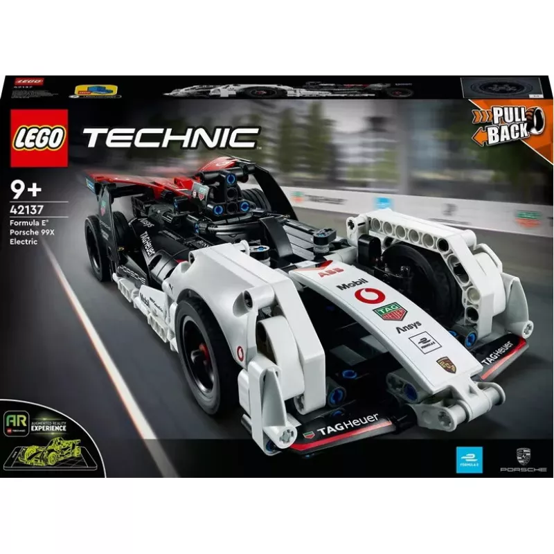 LEGO klotsikomplekt Formula E Porsche 99X Electric mudel 42137 – ehitust mängukomplekt