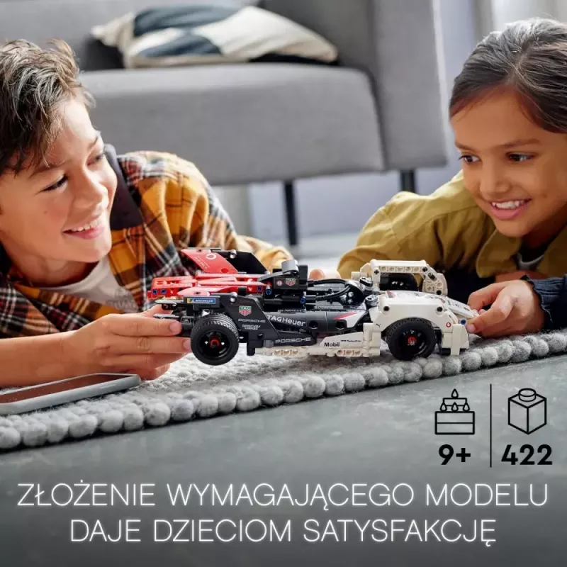 LEGO klotsikomplekt Formula E Porsche 99X Electric mudel 42137 – ehitust mängukomplekt