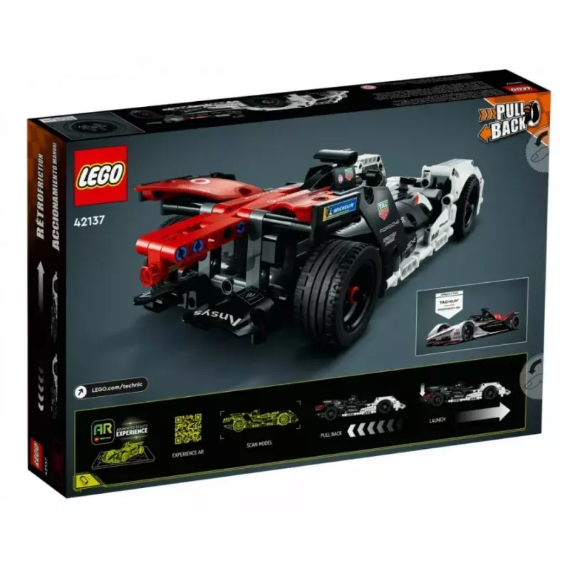 LEGO klotsikomplekt Formula E Porsche 99X Electric mudel 42137 – ehitust mängukomplekt
