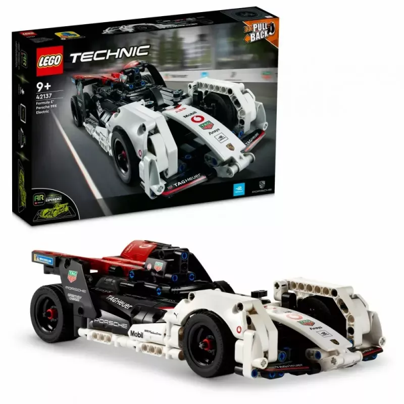 LEGO klotsikomplekt Formula E Porsche 99X Electric mudel 42137 – ehitust mängukomplekt
