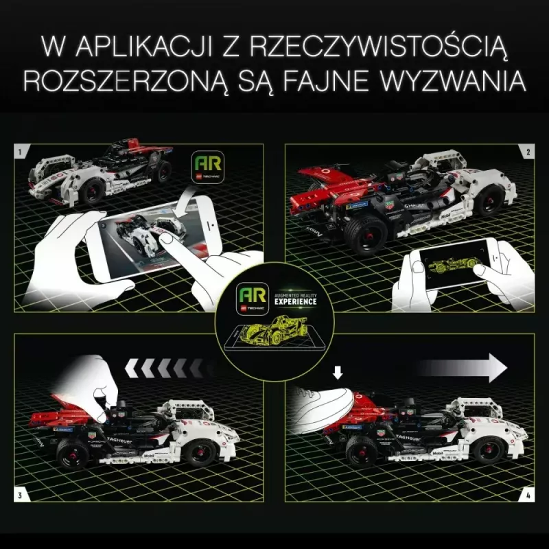 LEGO klotsikomplekt Formula E Porsche 99X Electric mudel 42137 – ehitust mängukomplekt