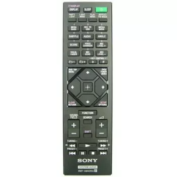 Kaugjuhtimispult Sony RMT-AM420U — asenduspult valitud Sony seadmetele, infrapunaühendus, kompaktne pihuarvuti disain