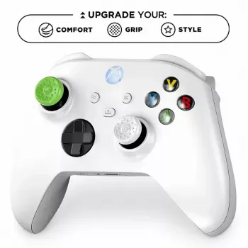 Pöidlakummi kate Steelseries 1020-XBX must roheline valge Xbox 360 One Series S X
