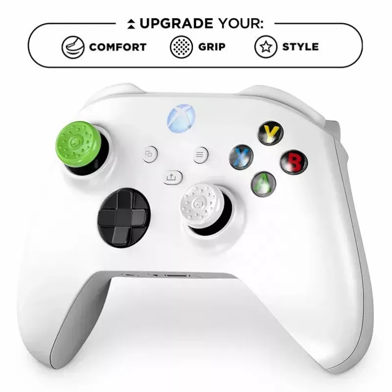 Pöidlakummi kate Steelseries 1020-XBX must roheline valge Xbox 360 One Series S X