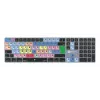 Täissuuruses Bluetooth-klaviatuur LogicKeyboard LKB-MCOM4-TM — QWERTY saksa paigutus, 109 klahvi, hall titaan