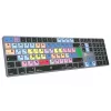 Täissuuruses Bluetooth-klaviatuur LogicKeyboard LKB-MCOM4-TM — QWERTY saksa paigutus, 109 klahvi, hall titaan