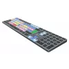 Täissuuruses Bluetooth-klaviatuur LogicKeyboard LKB-MCOM4-TM — QWERTY saksa paigutus, 109 klahvi, hall titaan