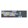 Täissuuruses Bluetooth-klaviatuur LogicKeyboard LKB-MCOM4-TM — QWERTY saksa paigutus, 109 klahvi, hall titaan