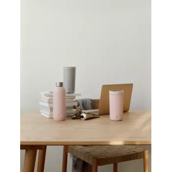 Termokruus Stelton To Go Click 400 ml hall roostevabast terasest kaas polüpropüleenist sisemus 72×80 mm