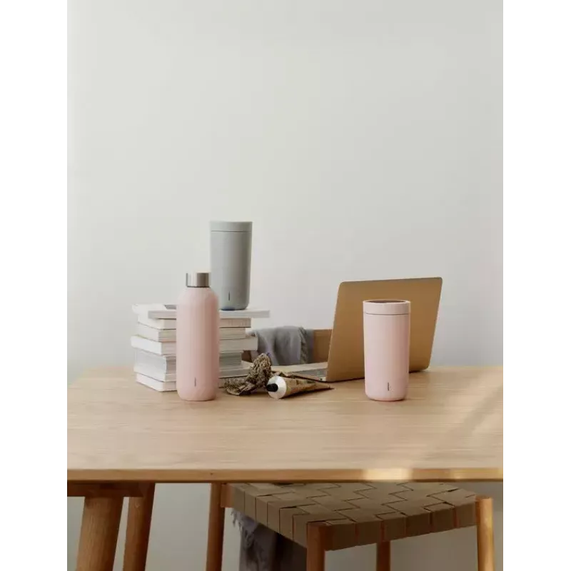 Termokruus Stelton To Go Click 400 ml hall roostevabast terasest kaas polüpropüleenist sisemus 72×80 mm