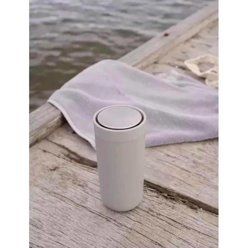 Termokruus Stelton To Go Click 400 ml hall roostevabast terasest kaas polüpropüleenist sisemus 72×80 mm