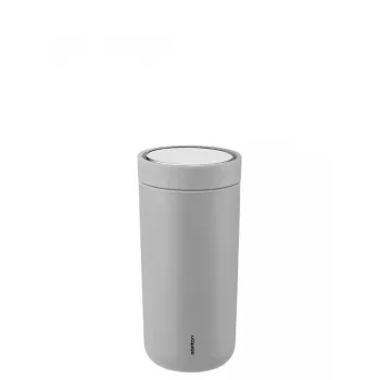 Termokruus Stelton To Go Click 400 ml hall roostevabast terasest kaas polüpropüleenist sisemus 72×80 mm