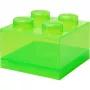 Säilitustellis 4 pealiskattega, poolläbipaistev (heleroheline/läbipaistev), room copenhagen – LEGO-ga ühilduv plastist säilitusanum