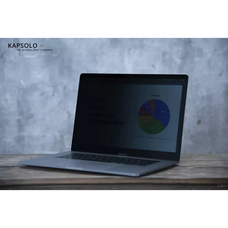 Privaatsusfilter Kapsolo KAP12878 — 2-suunaline kleepuv privaatsuskile Lenovo ThinkPad X1 Nano Gen.1, 16 tolli (40.6 cm), 16:10, 3H, 68% valgusläbivus