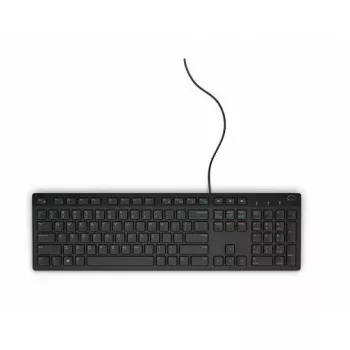 Juhtmega klaviatuur Dell KB216 USB AZERTY JD03G — USB-ühendus, AZERTY paigutus