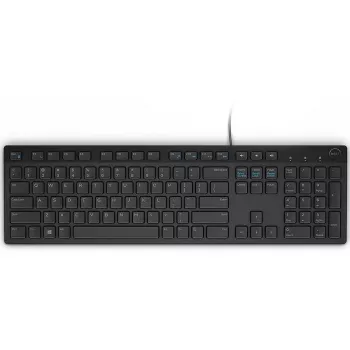 Juhtmega klaviatuur Dell N6R8G — 104 klahvi, USB-ühendus, täissuuruses paigutus