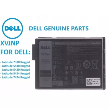 Dell XVJNP sülearvuti aku 53,5Wh 3-elemendiline liitiumioon ühilduvatele Dell sülearvutitele