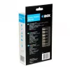 Toiteadapter IBOX IZU1A siseruumidesse 100–240 V must, 75×35×43 mm