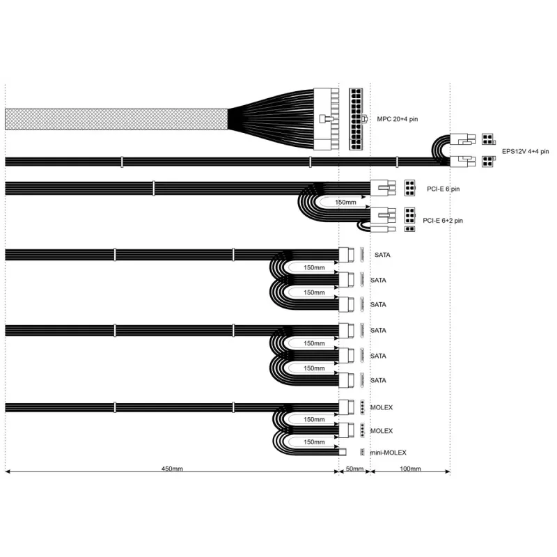 Toiteplokk Akyga AK-U4-400 400 W