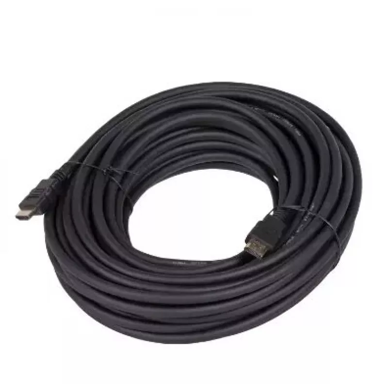 HDMI-kaabel Akyga AK-HD-200A 20 m — HDMI Type A (isas–isas), kullatud kontaktidega, must