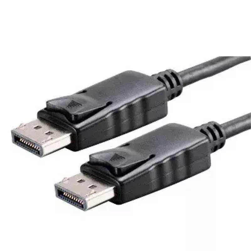 DisplayPort-kaabel Akyga AK-AV-10, 1,8 m, DisplayPort-DisplayPortile, must