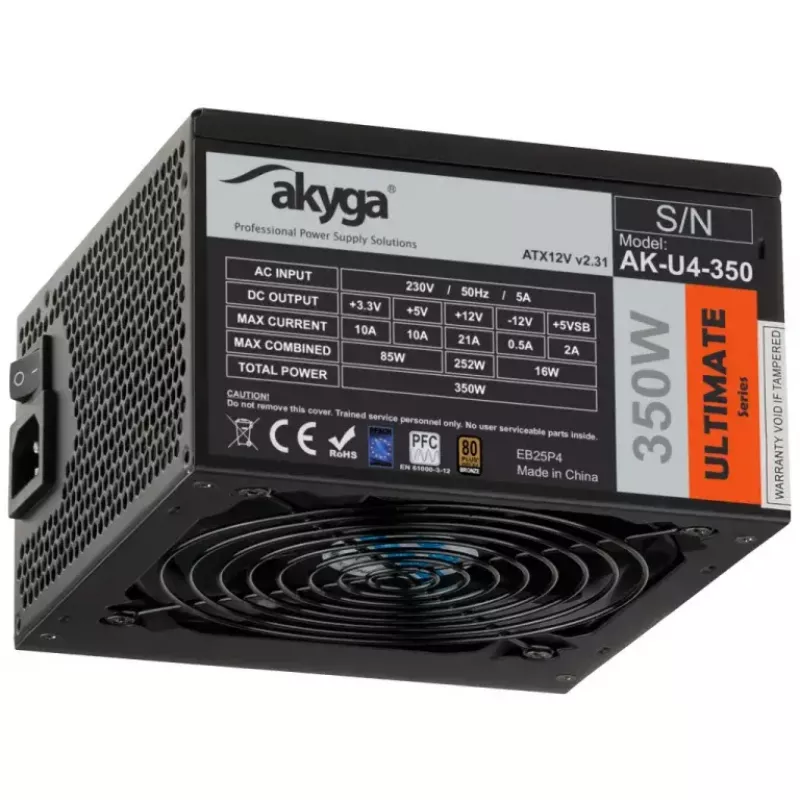 Toiteplokk Akyga AK-U4-350 350 W