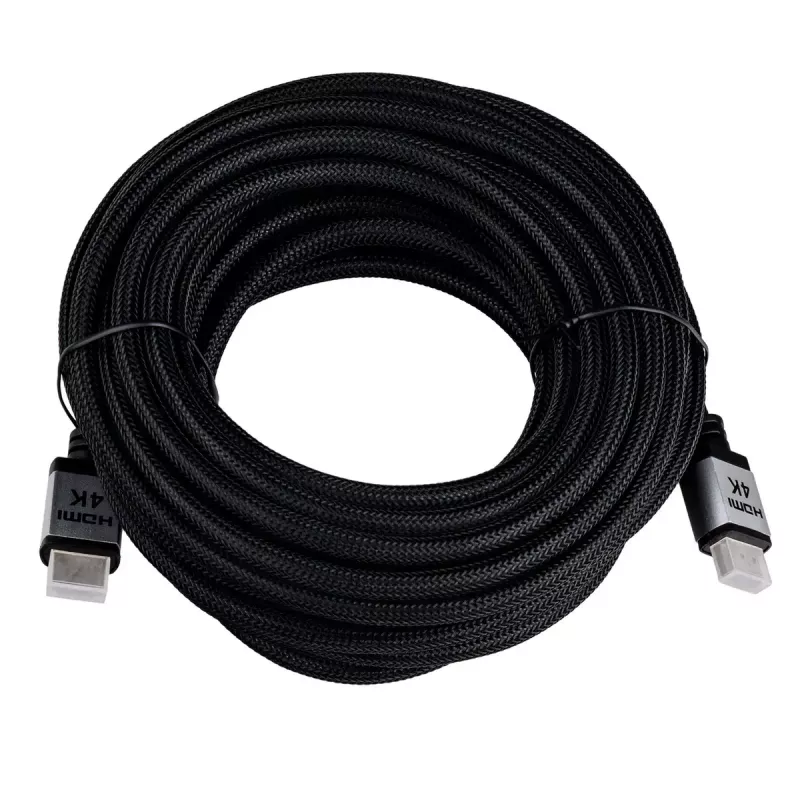 Akyga AK-HD-100P HDMI 2.0 kaabel, punutud, PRO seeria, 10 m, must