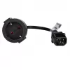 Toitekaabel Akyga AK-PC-10A — CEE7/4 IEC-le, 0,15 m, 10 A, 250 V, must
