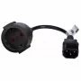 Toitekaabel Akyga AK-PC-10A — CEE7/4 IEC-le, 0,15 m, 10 A, 250 V, must