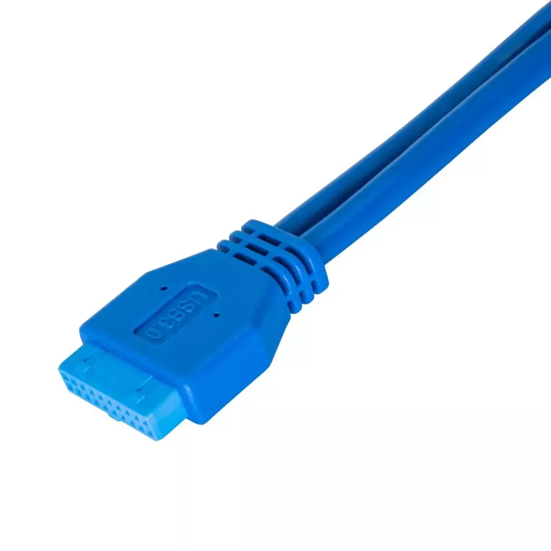 USB-kaabel Akyga AK-CA-62 USB 3.2 Gen 1 65 m 2 x USB 3.0 sinine
