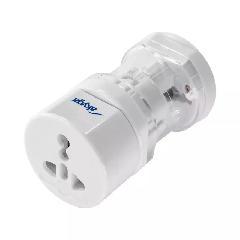 Toiteadapter Akyga AK-AD-61 — siseruumides kasutamiseks 110–240 V, kompaktne valge 48×48×86 mm