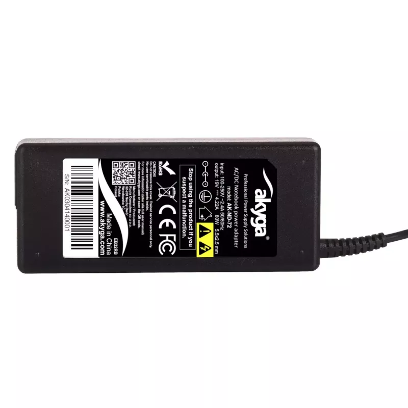 Akyga AK-ND-72 toiteadapter 80W sisetingimustesse must printerile