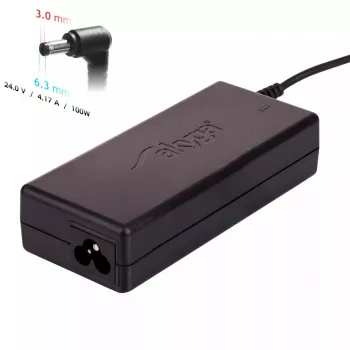 Toiteadapter/inverter Akyga AK-ND-73 — Sisetingimustesse 100 W, 100–250 V sisend, 1,2 m kaabel, must