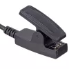 Akyga AK-SW-18 USB laadimiskaabel klambriga Garmin Forerunner 230 / 235 / 630 / 645 / 735XT jaoks, 1 m, must