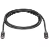 Akyga AK-USB-34 USB-C – USB-C Thunderbolt 3 kaabel, 40 Gbps, 100 W, 1,5 m, must