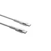 USB C–USB C kaabel Akyga AK-USB-41, USB 2.0, 1,8 m, valge