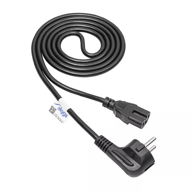 Toitekaabel Akyga AK-UP-08 CEE 7/7 IEC C15-le, 1,8 m pikkus