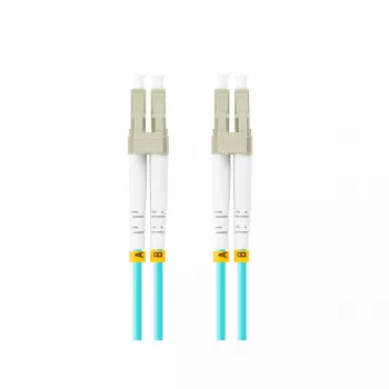 Fiiberoptiline kaabel LANBERG FO-LULU-MD31-0050-TQ, OM3, LC–LC, 5 m, Aqua